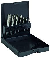 Изображение товара Набор машинных метчиков М3-М12 ISO 529 HSSE, 7 шт. в пластиковом кейсе