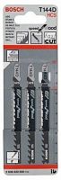 Пилки для лобзика Bosch T144D, 74мм, 3 шт (2608630560) Пилки для лобзика Bosch T144D, 74мм, 3 шт (2608630560)