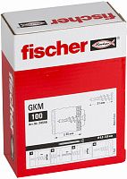 Дюбель металлический самонарезающий для гипсокартона 31 мм GKM Fischer 24556, 100 шт