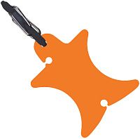 Изображение товара Организатор провода с карабином Nite Ize Curvyman CVM-03-19, оранжевый