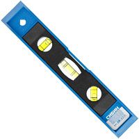 Уровень магнитный 3 глазка 230 мм СИБИН Мини 3453