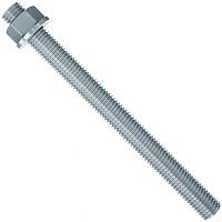 Шпилька резьбовая анкерная FIS A GVZ M8х90 мм Fischer 519390, класс прочности 8.8, оцинкованная сталь