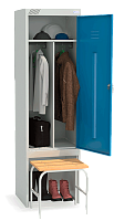 Изображение товара Шкаф для одежды 1850/530/500 мм, Металл-завод ШРЭК 21-530 ВСК