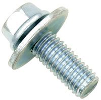 Болт шестигранный М6х1х12 мм с шайбой и фланцем SN-10007