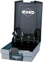 Набор зенковок 6,3-25 мм, 90°, DIN 335C, HSS TiALN, Ruko 102154FRO, 5 шт 