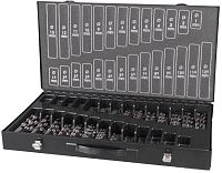 Набор сверл по металлу 1-13 мм HSS-G Terrax by Ruko A214220, 220 шт 