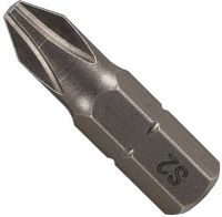 Бита крестовая PH3 длина 25 мм, C1/4" SGS 6325-PH3, сталь S2