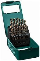 Набор сверл по металлу 1-13 мм (через 0,5 мм) FTools Н2502 титан, 25 штук