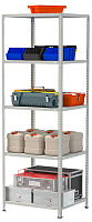 Стеллаж металлический до 150 кг, 5 полок Металл-завод СТФ 765-1,8 1800х700х600 мм