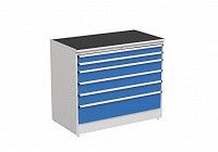 Тумба с выдвижными ящиками высота 1100 мм нагрузка на ящик 200 кг 130/110, Treston 61507001H