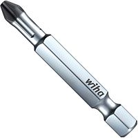 Бита ударная крестовая PH1 длина 50 мм, E1/4" Wiha Diamant Torsion 23376, сталь Cr-V