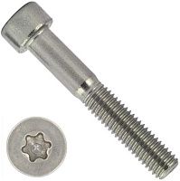 Винт (болт) с цилиндрической головкой и шлицем TORX DIN 912 (ISO 4762), титан Gr5