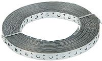 Лента перфорированная прямая ОЛП 17х0,7 мм (30 м), оцинкованная сталь