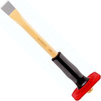 Зубило каменщика с защитой рук DIN 7254  Rennsteig, сталь Cr-V, восьмигранный профиль