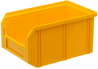 Ящик V2 200х130х110 пластиковый жёлтый Волжский инструмент 5512006