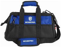 Сумка для инструмента 640 D 420x230x270 мм на молнии с пластиковым дном Workpro WP281007