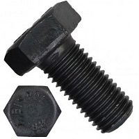 Болт с полной мелкой резьбой М30х2х340 DIN 961 (ISO 8676) класс прочности 8.8, сталь без покрытия