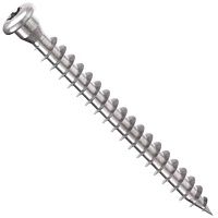 Саморез для перфорированного крепежа с полусферической головкой и шлицем TORX Holz Technic LBS, оцинкованная сталь