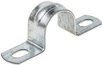 Скоба двухлапковая 31-32 мм Fortisflex СМД 49378, оцинкованная сталь, 100 шт