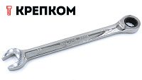 Ключ гаечный комбинированный трещоточный SNAP GEAR, 17 мм Ombra 035017