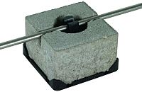 Держатель проводника на кровле тип FB с бетонным утяжелителем, Rd=8 мм DEHN 253015, пластик