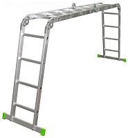 Лестница-трансформер 4х4 101414, алюминий Лестница-трансформер 4х4 101414, алюминий