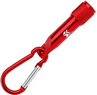 Карманный фонарик с карабином Swiss+Tech ST51015 (красный)