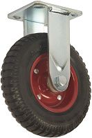 Колесо большегрузное неповоротное с резиновым протектором 200 мм PF 200