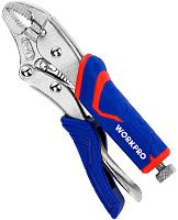 Клещи зажимные с изогнутыми губками Workpro