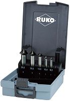 Набор зенковок 6,3-25 мм, 5 шт HSS-G RUnaTEC, DIN 335C UltimateCut Ruko 102791PRO, 90°