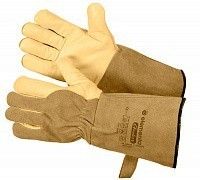 Изображение товара Перчатки рабочие кожаные ELEMENTA EXPERT PLASMA™ ARGON KEVLAR® размер 11