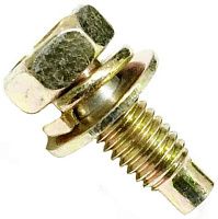 Болт шестигранный М6х1х19 мм с шайбой и гровером K2109