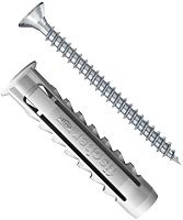 Дюбель SX 6х30 S/10 Fischer 070021 с кромкой и потайным шурупом, нейлон