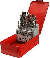 Изображение товара Набор сверл по металлу 25 шт H-Tools 1-13 мм HSS-G DIN 338
