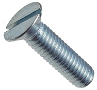 Изображение товара Винт дюймовый с потайной головкой и прямым шлицем UNC #4 - 40x3/8" DIN 963 (ISO 2009), нержавеющая сталь А2