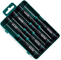 Набор отвёрток для точных работ Kraftool Precision-7 25686, сталь Cr-V, 7 предметов в кейсе