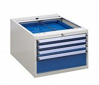 Тумба с выдвижными ящиками высота 370 мм, открывание 85% серия 55/37, Treston 61107004