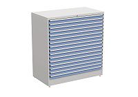 Тумба с выдвижными ящиками высота 1400 мм нагрузка на ящик 75 кг 130/140, Treston 61807019