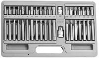 Набор бит усиленных в пластиковом боксе HEX, TORX, SPLINE ЗУБР 2653-H40_z01, CR-Mo, 40 предметов