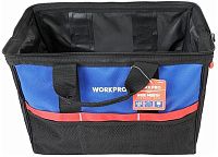 Сумка для инструмента 500D 445х290х320 мм на молнии с широким горлом 17,5" Workpro WP281002