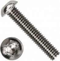 Винт с полукруглой головкой и шлицем TORX ISO (DIN) 7380, нержавеющая сталь А2