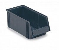 Навесная штабелируемая ячейка, 186х400х156 мм Treston 1940-3, серый Навесная штабелируемая ячейка, 186х400х156 мм Treston 1940-3, серый