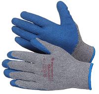 Изображение товара Перчатки рабочие c полимер. покрытием ELEMENTA OPTIMA CRINKLE LATEX COTTON размер 9