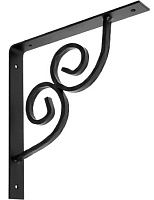 Кронштейн для полок фигурный 225х225 мм Домарт модель 17, цвета в ассортименте