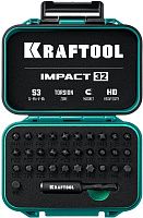 Набор ударных бит Kaftool Impact-32 26066-H32, сталь Cr-Mo-V-Nb, 32 шт