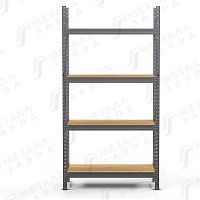 Изображение товара Стеллаж металлический до 500 кг, 4 полки Металл-завод SGR-V 2184-2,5 2500х2100х800 мм
