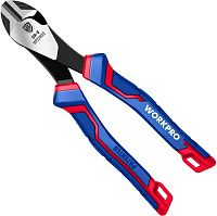 Бокорезы усиленные с диагональными губками длина 180 мм Workpro WP231023, сталь Cr-V