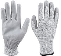 Перчатки стекольщика защита от порезов PU Cut Resistant XL Workpro WP371013
