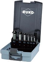 Набор зенковок 6,3-20,5 мм, 6 шт HSSE-Co5 RUnaTEC, DIN 335C UltimateCut Ruko 102790EPRO, 90°