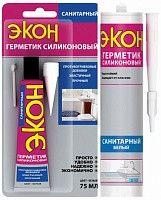 Герметик силиконовый санитарный Экон